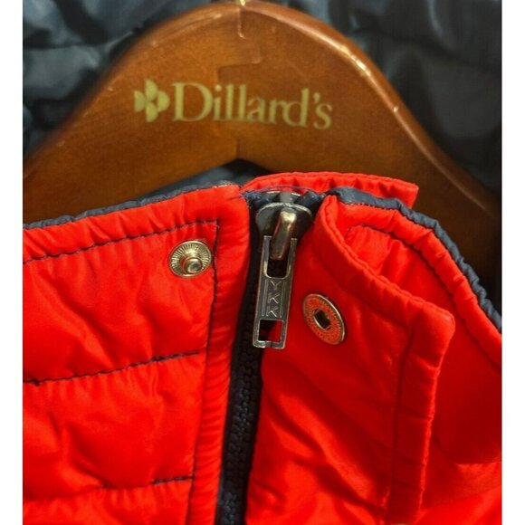 Vintage JC Penney Ski Apparel Puffer Jacket WPL11935 Red Navy Blue Size XL VTG - Picture 5 of 16